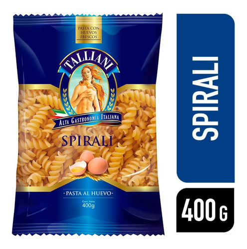 Pasta Espirales Al Huevo Talliani 400 G