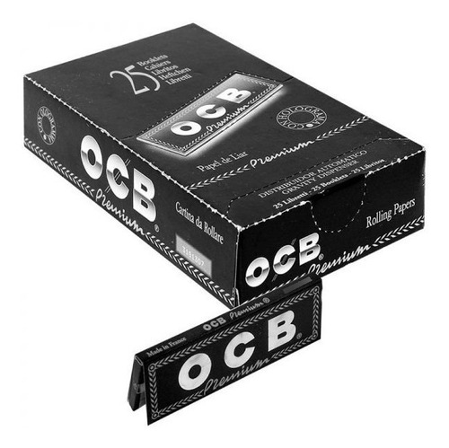 Imagen 1 de 3 de Ocb Premium 1 1/4 | Rolling Paper | 25 Unidades 50 Hojas 