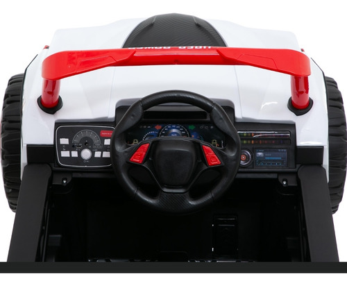 Super Power Blanco Buggy chico Electrico 1 Niño Control Mp3 Usb Rally Wheels