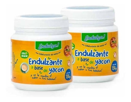 Imagen 1 de 1 de Edulcorante De Yacon En Polvo Con Cucharita No Stevia