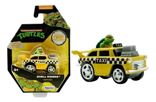 Tortugas Ninjas Mutantes Raphael Shell Riders Metal Taxi