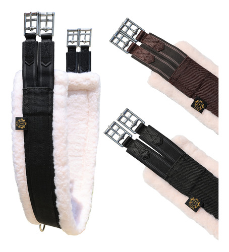 Cincha Acolchada Para Caballos Marron - 137cm