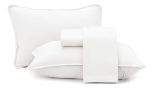 Jogo De Cama Altenburg Malha Casal 210x240 Cm 4 Pçs Cor Branco