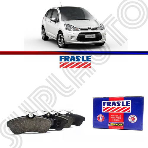 Pastilha De Freio Dianteira Citroen C3 02/ Fras-le Pd514