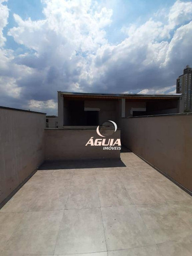Cobertura Com 2 Dormitórios À Venda, 46 M² Por R$ 355.000,00 - Vila Apiaí - Santo André/sp - Co0793