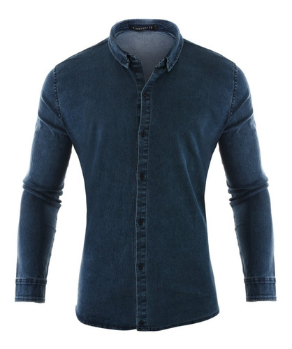 Imagen 1 de 3 de Camisa Hombre Farenheite Jean James