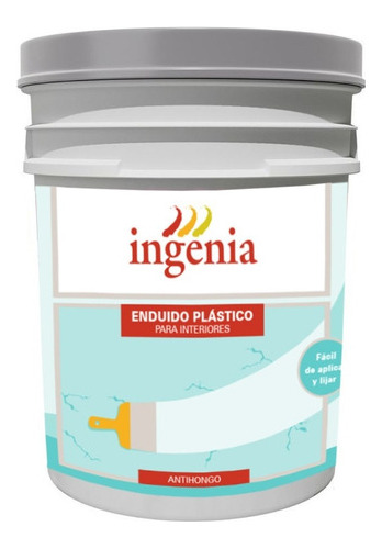 Enduido Interior Ingenia 25kg Facil Lijado Rapido Secado Mm