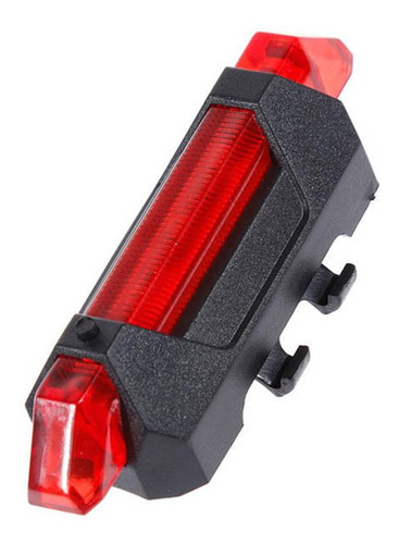 Imagem 2 de 3 de Luz De Segurança Sinalizador Para Bicicletas Vermelho