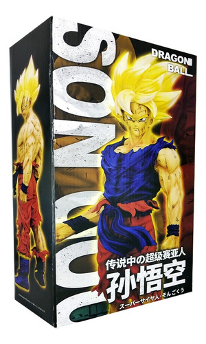 Figura Son Goku Ssj 1 Anime Dragon Ball Z Colección 40 Cm