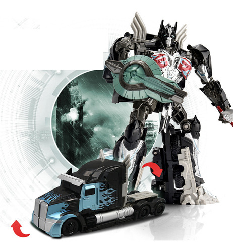 Transformers Camión Remolque Dark Deformable Miniatura C [u]