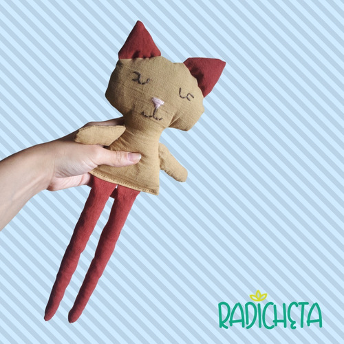 Imagen 7 de 8 de Kit Gatita: Cuento + Muñeca De Tela + Accesorios+ Bolsa