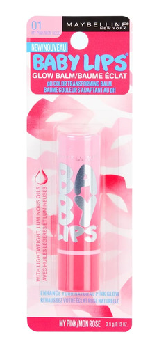 Balsamo Labial Baby Lips Nº01 Pink/mon Rose En Barra