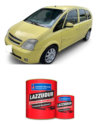 Tinta Automotiva Pu Amarelo Java Ii Gm Kit C\ 0,9litros