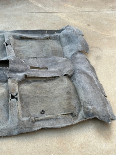 Carpete Original Vw Gol Gti Bola G2 95/99 Felpudo Cinza (Usado)