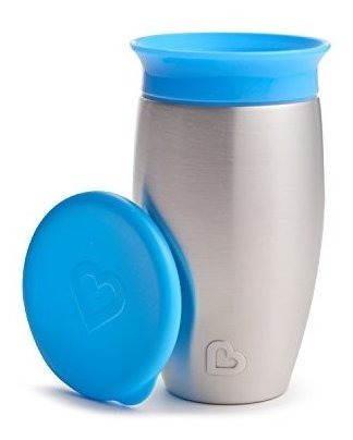Munchkin Miracle - Vaso Para Sorber (acero Inoxidable, 360º)