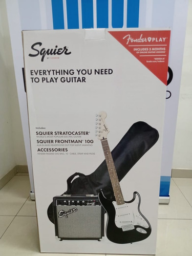 Kit Guitarra Stratocaster Fender Squier Acesorios Combo Pack