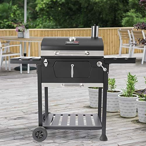 Royal Gourmet Cd1824ec Parrilla Carbon Con Tapa 24 Pulgadas