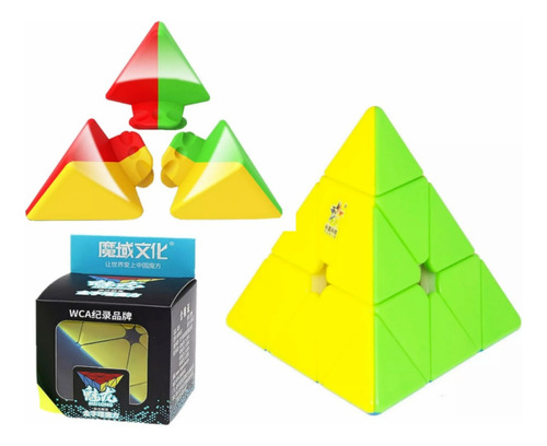 Pyraminx Meilong Cubo Velocidad Suave Color De La Estruc