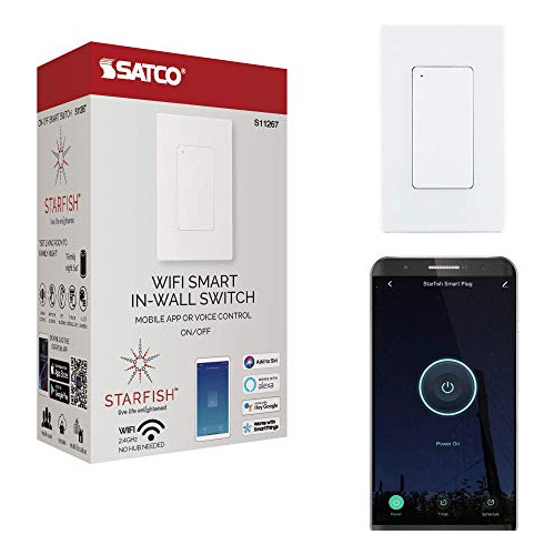 Satco S11268 Dimmer Starfish Wifi Smart Wall Light 834kq