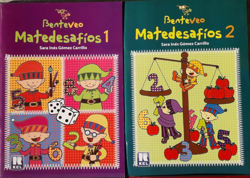 Lote X 2 Libros Matedesafíos 1 Y 2 Kel