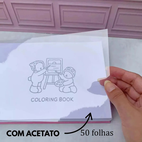 Libro De Colorear De Dibujos Animados Para Niños, Tamaño A5,
