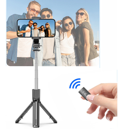 Teléfono Portátil Bluetooth R, Bastón Para Selfies, Acero In