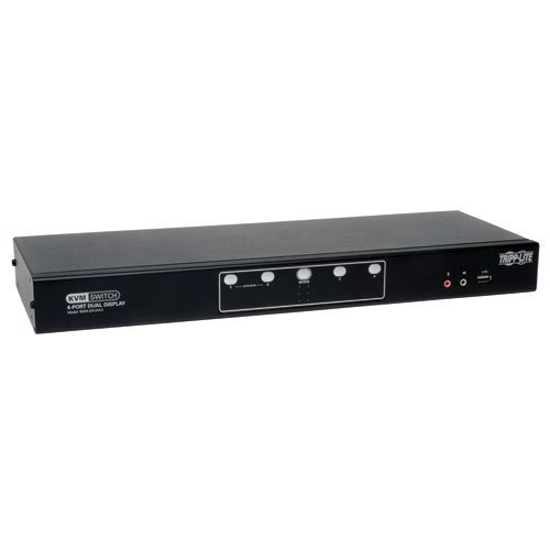 Tripp Lite 4 Port Dual Monitor Dvi Kvm Switch With Audio