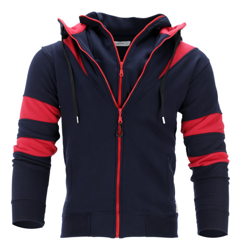 Campera De Hombre Buzo Hoodie Urbano Con Capucha Algodon A03