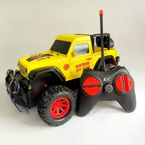 Carrinho Controle Remoto 4x4 Off Road 37cm 12x Sem Juros