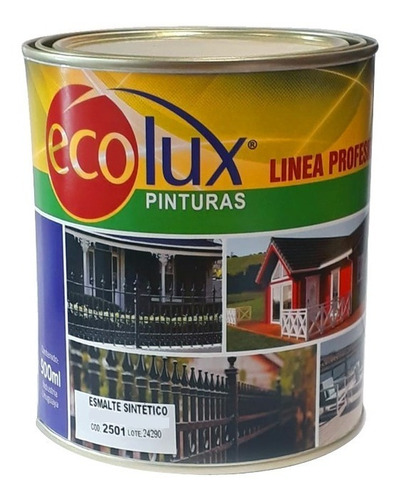 Esmalte Sintético 3.6 L Fácil Ecolux Blanco - Madera Y Metal