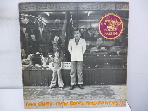 Ian Dury New Boots And Panties Vinilo Dorado Ingles Jcd055