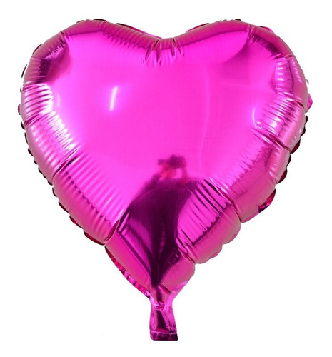 Globos Con Gas Helio De Aluminio Forma Corazón De 18