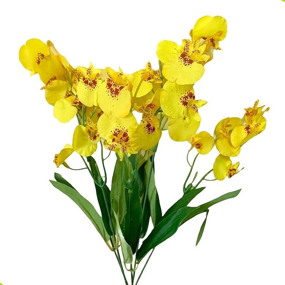 Orquidea Amarela Artificial | MercadoLivre 📦