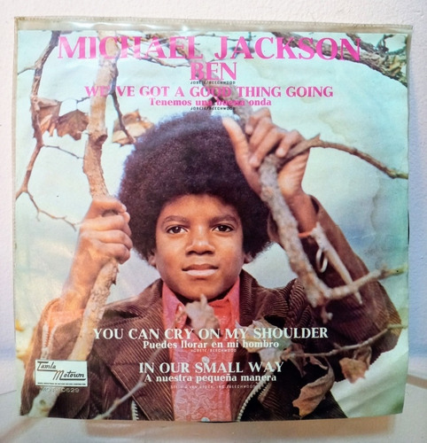 Michael Jackson Ben We've Got A Good Thing Going Vinil 45rpm