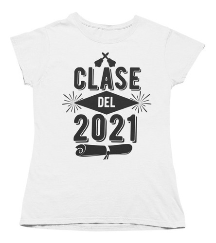 Playera Personalizada Graduaciones - Clase Del 2021