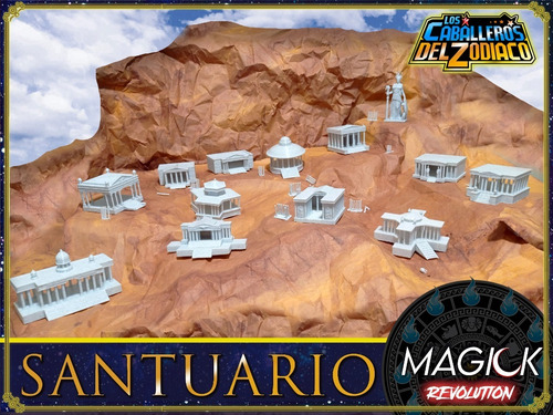 Imagen 8 de 9 de Saint Seiya Casa Templo Mascara De Cáncer Caballeros Zodiaco