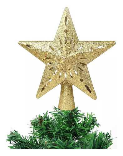 Árbol Navidad Topper Estrella Para Proyector Led Luz Plata