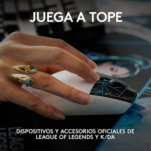 Mouse Gamer Inalámbrico Logitech G305 Hero Edición K/da Lol