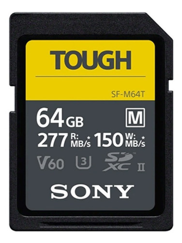 Tarjeta De Memoria Sony Sf-m64t  Series 64gb Sf-m64t