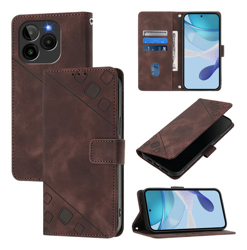 Funda Tipo Cartera Con Tapa Para Blu Bold K10