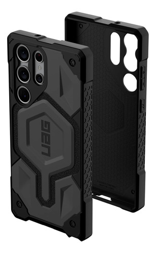 Funda Uag Shockproof Para Galaxy S23 Ultra Negro Gris