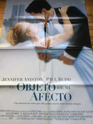 Poster Jennifer Aniston En El Objeto De Mi Afecto Original