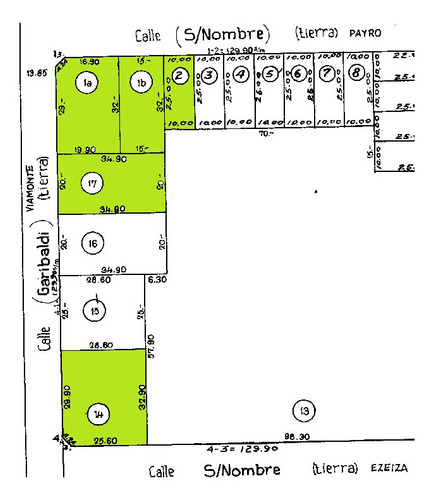 Imagen 2 de 6 de Lotes En Venta Viamonte Y Payró. Zona Calvario