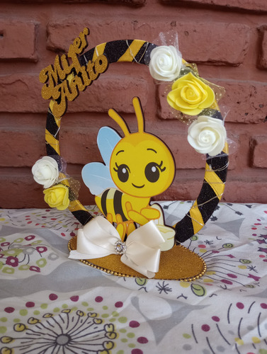Centros De Mesa Aros Abejita Chiquitita Plim Plim Con Luces