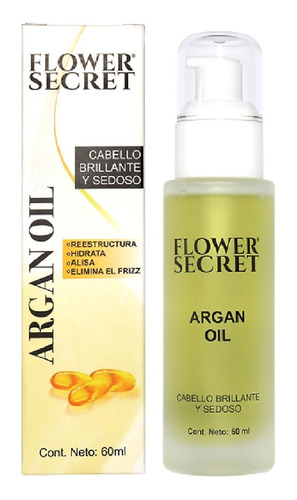 Aceite De Argan Hidratante Para Cabello Flower Secret 60ml