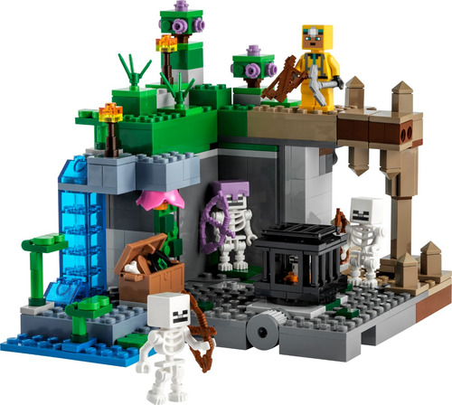 Kit Lego Minecraft 21189 A Masmorra Dos Esqueletos 364pc Quantidade de peças 364