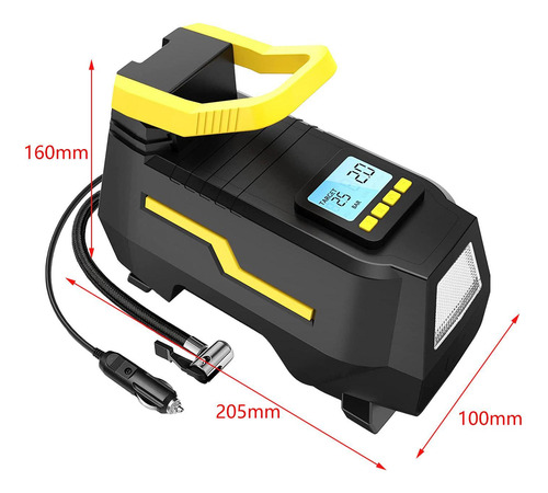 Compresor De Aire Para Inflar Neumáticos De Coche Con Cable