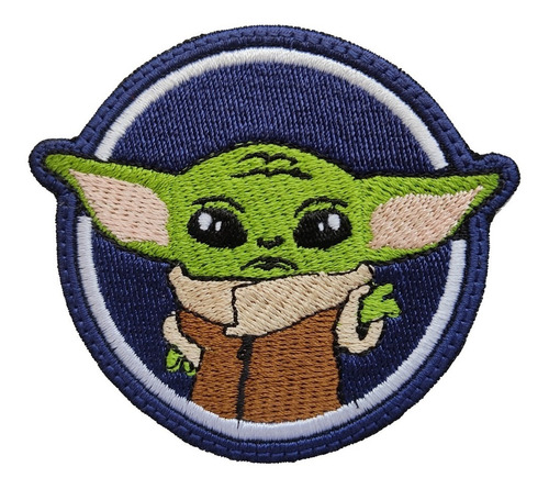 Parche Bordado Baby Yoda Star Wars Grogu Mandalorian