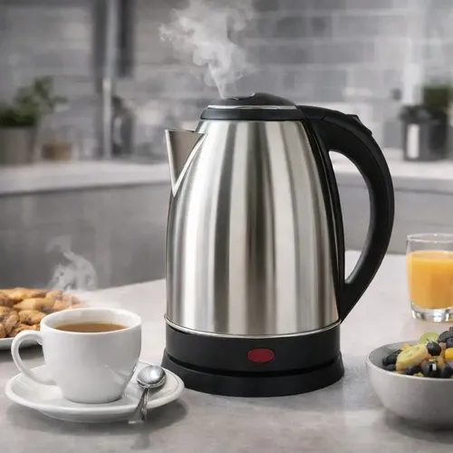 Chaleira Elétrica Aço Inox Jarro Garrafa Térmica 1,8 L 220v - Miniatura 5