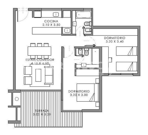 Departamento En Venta Ubicado En Castaños, Nordelta, G.b.a. Zona Norte